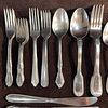Collection Stainless Steel Silverware Flatware Lot of 25 Twenty Five. This silverware set Image - 7