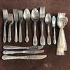 Collection Stainless Steel Silverware Flatware Lot of 25 Twenty Five. This silverware set Image - 8