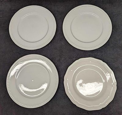 3 Fitz & Floyd & 1 Gibson Designs China Salad Plates. 3 Fitz &amp; Floyd &amp; 1 Gibson Designs 