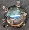 Vintage F.B. Rogers Silver Plated Footed Water Pitcher. This is approx 7 1/2" x 5 1/4" x 8 1/2" Image - 5