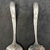 Arthur Court Cast Aluminum Rabbit Bunny Serving Utensils Spoon Set. Etched markings on the back Image - 1