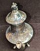 Vintage Crescent Silver Plate Tea Pot. This is approx 9 1/2" x 6" x 10" and it weighs 1.96lb. Image - 4