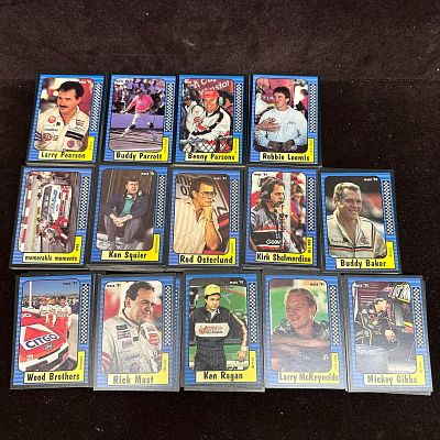 Maxx 1991 NASCAR Racing Trading Cards Lot Race Card Collection. Maxx 1991 NASCAR racing trading 