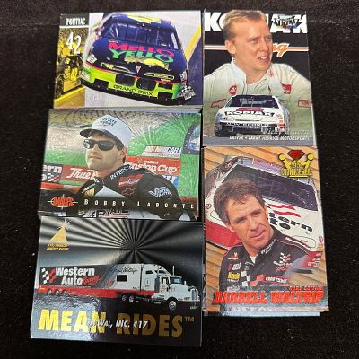 100 NASCAR Racing Trading Cards Lot Pinnacle Finish Line Upper Deck Era. A lot of 100 NASCAR 