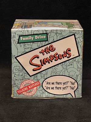 2002 Burger King x The Simpsons Family Drive Talking Watch. This lot is a collector's item 