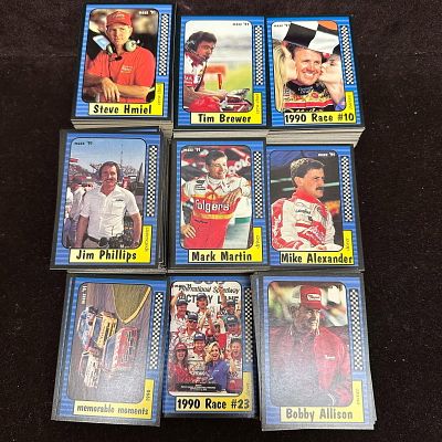 Maxx 91 NASCAR Racing Trading Cards Large Race Card Collection 700 Plus. Maxx 1991 NASCAR racing 