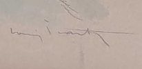 Vintage Louis Icart Double Signed Zest With Remarque. This is approx 24" x 1 1/4" x 31 3/8" and Image - 4