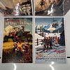 Vintage Style Lonely Dog Series Ivan Clarke Four Poster Set Screen Print Posters. These small Image - 1