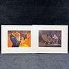 Disney Beauty and the Beast Lithograph Prints Matted New Sealed Set of Five. Set of five Image - 1