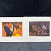 Disney Beauty and the Beast Lithograph Prints Matted New Sealed Set of Five. Set of five Image - 2