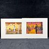 Disney Beauty and the Beast Lithograph Prints Matted New Sealed Set of Five. Set of five Image - 6
