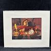 Disney Beauty and the Beast Lithograph Prints Matted New Sealed Set of Five. Set of five Image - 8