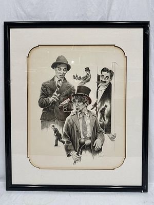 Lance G.F. Banse The Marx Brothers Signed Limited Edition Lithograph. Limited edition signed and 