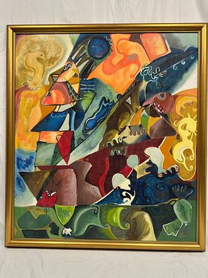 Alexandra Nechita Limited Edition Serigraph on Canvas Signed and Numbered 206 of 250. Minor 