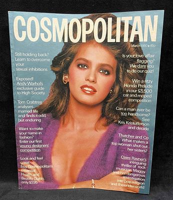 Vintage Cosmopolitan UK Magazine March 1980 Gia Carangi. This lot contains a Vintage 
