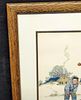 Vintage Framed Norman Rockwell Winter Print. The framed print is approx 17 1/2" x 3/4" x 21 Image - 4