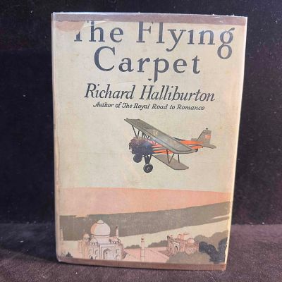 The Flying Carpet by Richard Halliburton 1932 Hardcover Book. The book is in used, vintage 