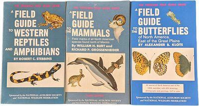 Field Guide To Reptiles Butterflies & Mammals Paperbacks. This lot includes: 
(1) A Field Guide 