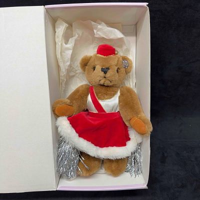 Annette Funicello Varsity Teddy Bear Cheerleader Plush with Box. Plush bear comes with the 