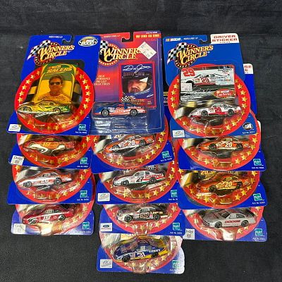 Group of Thirteen Winners Circle NASCAR Diecast Cars in Original Packaging. Group of 13 Winners 