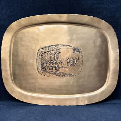 Wendell August Forge Limited Edition Bronze Tray. Handmade bronze tray by Wendell August Forge 