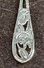 3 Vintage Sterling Silver Floral Spoons. This lot includes: 
(1) Floral Pattern Sterling Silver Image - 2
