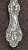 3 Vintage Sterling Silver Floral Spoons. This lot includes: 
(1) Floral Pattern Sterling Silver Image - 3