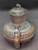 Vintage Gorham Silverplate Ribbed Pattern Teapot. Pattern #730. "Silver soldered". Is marked Image - 2