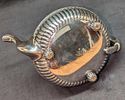 Vintage Gorham Silverplate Ribbed Pattern Teapot. Pattern #730. "Silver soldered". Is marked Image - 4