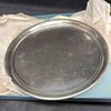 Modern and Colonial Pewter Kirk Stieff Plate and Four Jefferson Cup Set. This set includes four Image - 2