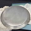 Modern and Colonial Pewter Kirk Stieff Plate and Four Jefferson Cup Set. This set includes four Image - 3