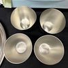 Modern and Colonial Pewter Kirk Stieff Plate and Four Jefferson Cup Set. This set includes four Image - 6