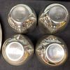 Modern and Colonial Pewter Kirk Stieff Plate and Four Jefferson Cup Set. This set includes four Image - 8