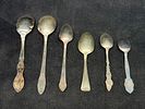 8 Vintage Silver Plated Spoons Souvenir & Flatware. Souvenir. This lot includes: 
(1)Michigan Image - 1