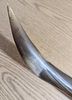 Bull Horn Wall Mount Coat Hanger. Made of real bull horns, wood, and leather. The maker and Image - 1
