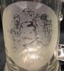 Large Glass Etched Mug With Mickey Finn Show & Cast. This lot conatins a glass mug etched with Image - 5