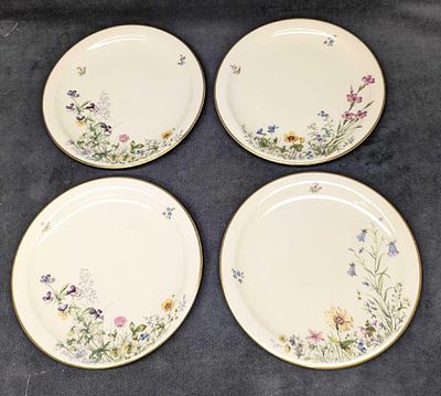 4 Krautheim Wiesengrund Und Bergesh&ouml;hn Dinner Plates B. 4 Krautheim Wiesengrund Und 