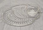 5 Federal Glass Snack Set Cup & Plates A. 5 Federal Glass Snack Set Cup &amp; Plates A. The Image - 1