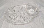 5 Federal Glass Snack Set Cup & Plates A. 5 Federal Glass Snack Set Cup &amp; Plates A. The Image - 4