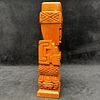 Hand Carved Wooden Figure Tiki Aztec Incan Polynesian Style Design Wood Figure. Hand-carved Image - 5