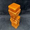 Hand Carved Wooden Figure Tiki Aztec Incan Polynesian Style Design Wood Figure. Hand-carved Image - 8