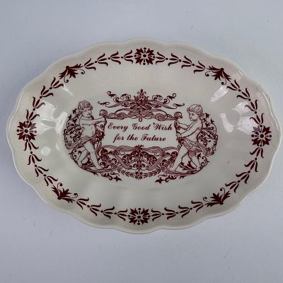 Spode Friendship Angel Trinket Candy Dish Cherub Design. This is a Spode Friendship Angel 