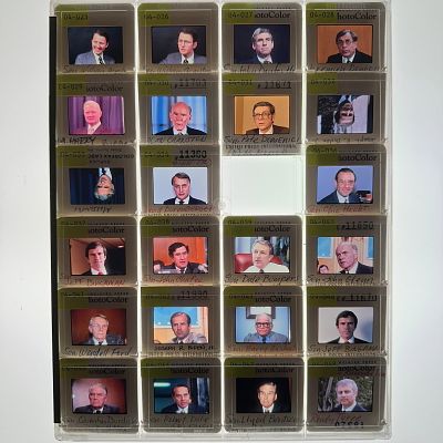 Political Press Photo Slide Transparency Collection Joe Biden Barry Goldwater Robert Dole. Collec 