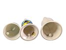 3 Vintage Porcelain Souvenir Bells Florida Key West Aquarium. This lot includes: 
(1) Key West Image - 4