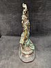 Vintage Bronze After Louis Justin Icart Florist Sculpture. Vintage Bronze After Louis Justin Image - 2