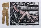 Kathleen Carrillo Mixed Media Goddess Mother. Here is a mixed media sketch (pen &amp; colored Image - 1