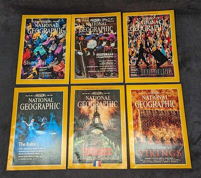 6 1980s 1990s 2000s National Geographic Magazines NGC. 6 1980s 1990s National Geographic 