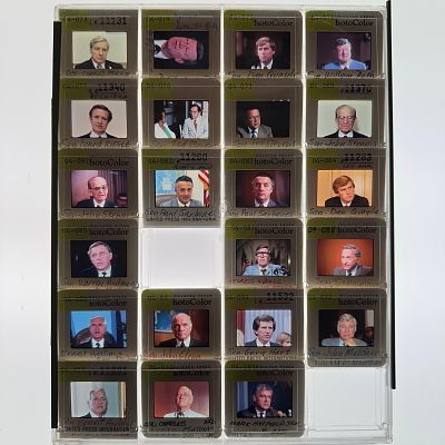 US Senate and Political Press Photo Slide Transparency Collection 22 Slides. Collection of 