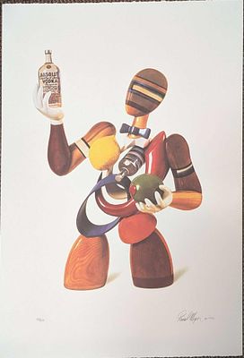 S&N Absolut Vodka Daniel Meyer Print #95. S&amp;N Absolut Vodka Daniel Meyer Print #95. This is 
