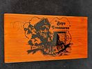 Vintage Boys Treasure Las Vegas Wooden Souvenir Trinket Box. Vintage "Boys Treasure" Las Vegas Image - 1